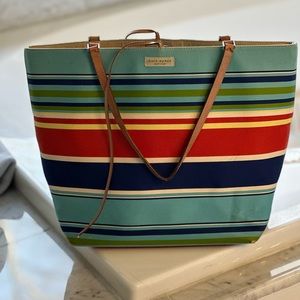 Kate Spade ♠️ Rainbow Canvas Tote 2000